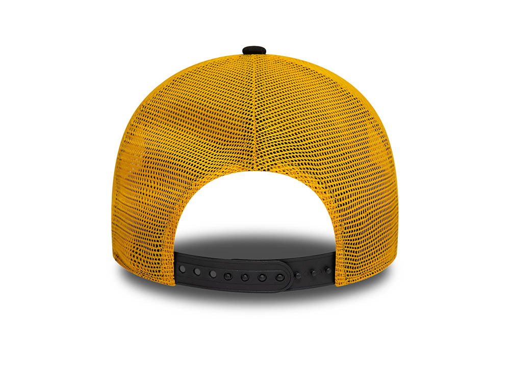 New Era Beat The Heat Summer Patch Black 9Forty A Frame Trucker Snapback Cap