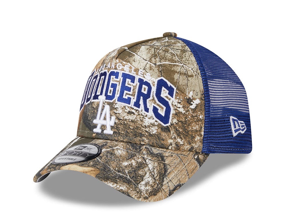 New Era Los Angeles Dodgers Realtree Edition 9Forty A Frame Trucker Snapback Cap