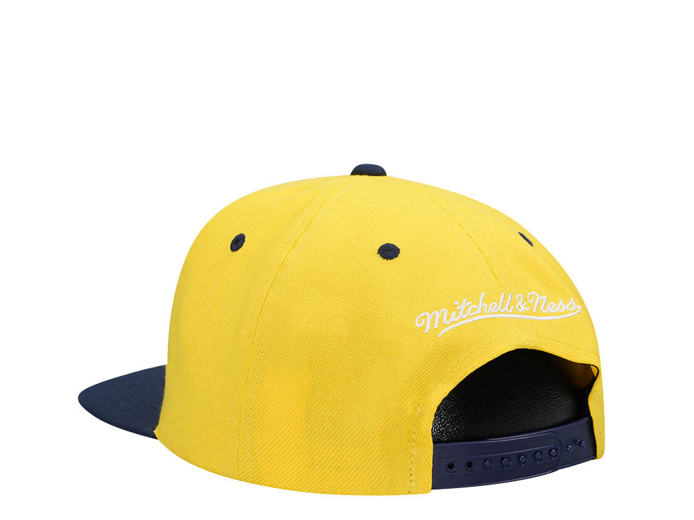 Mitchell & Ness University of Michigan Transcript Two Tone Snapback Cap