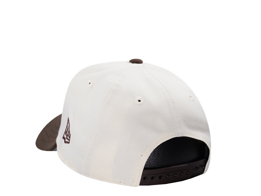 New Era Houston Astros 40th Anniversary Cow Burnt Wood Two Tone Edition 9Forty A Frame Snapback Cap