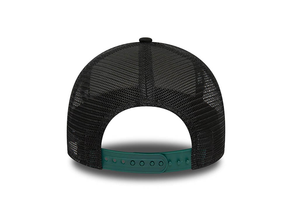 New Era Motorsport Patch A Frame Trucker Strapback Cap
