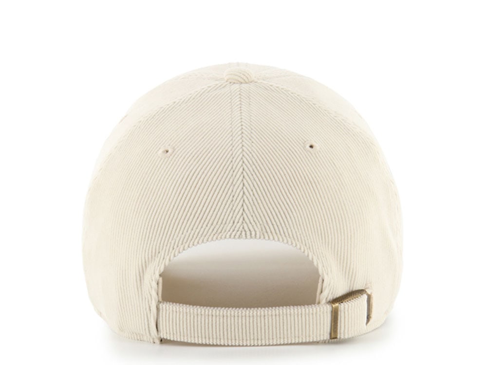 47 Brand New York Yankees Crosspatch Natural Corduroy Clean Up Strapback Cap