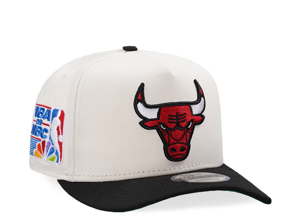 New Era Chicago Bulls NBA on NBC Chrome Two Tone Edition 9Fifty A Frame Snapback Cap