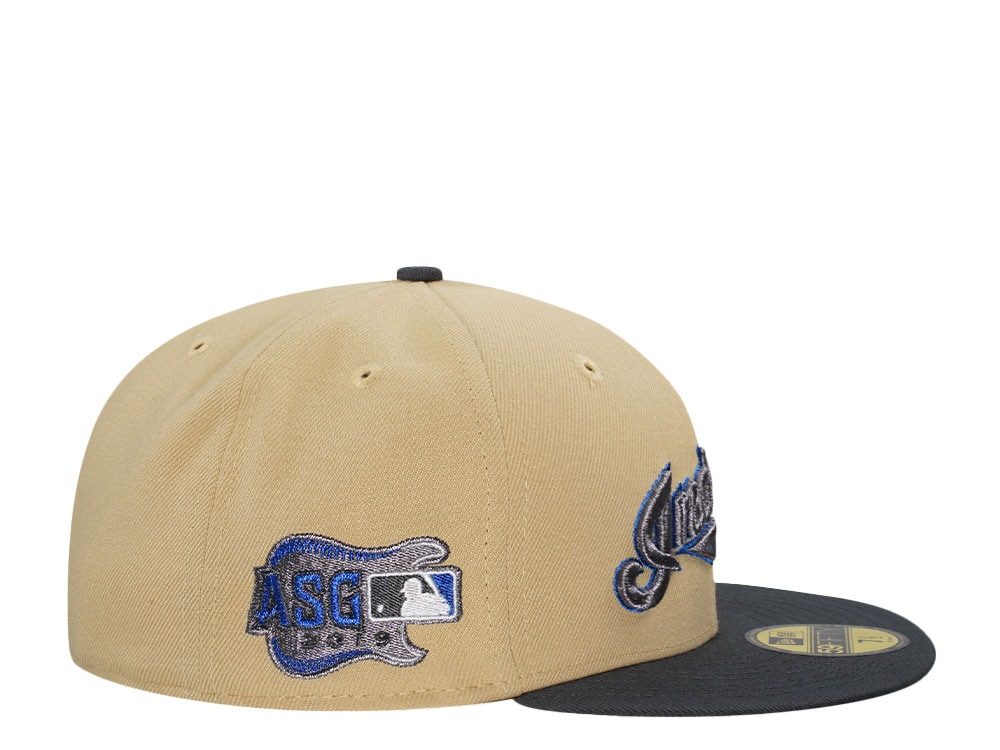 New Era Cleveland Indians All Star Game 2019 Vegas Metallic Two Tone Edition 59Fifty Fitted Cap