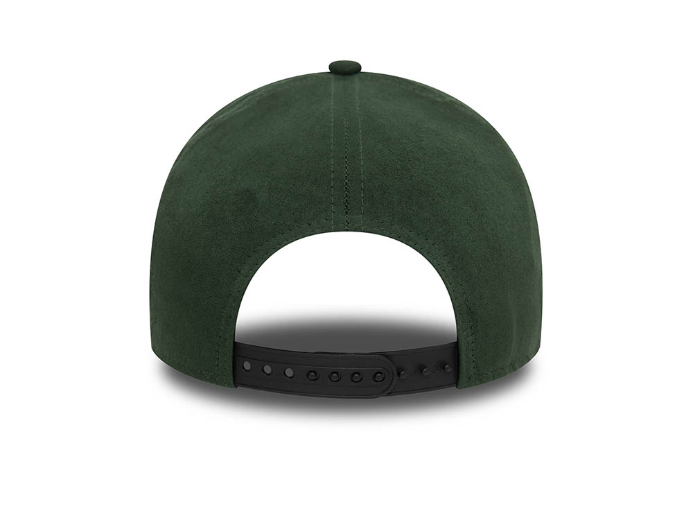 New Era Los Angeles Dodgers Faux Suede Edition Green 9Forty A Frame Snapback Cap