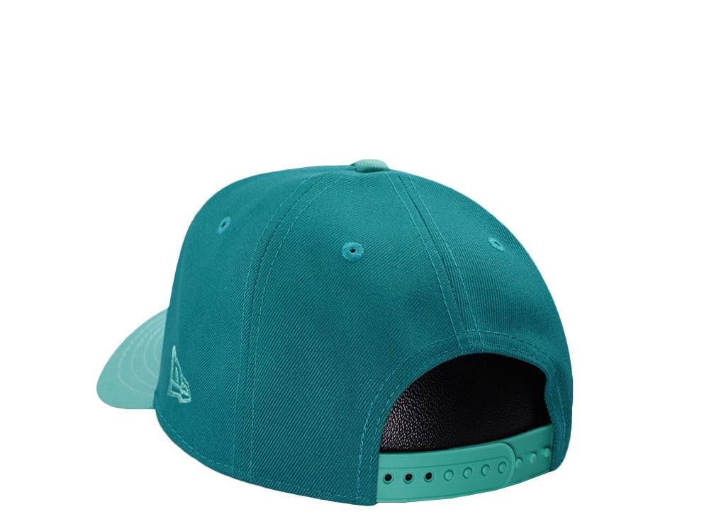 New Era Texas Rangers World Series Champions 2023 Mint Two Tone Edition 9Forty A Frame Snapback Cap
