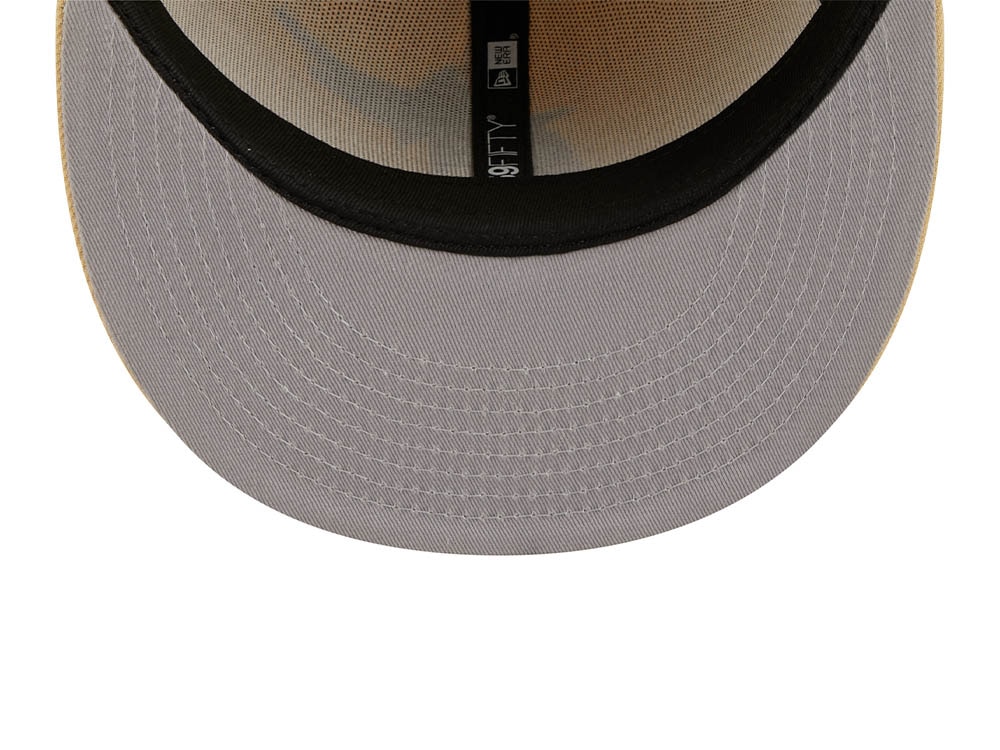New Era Florida Marlins Inaugural Year 1993 Raffia Front Vegas Gold Edition 59Fifty Fitted Cap