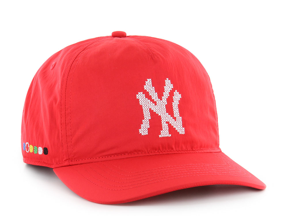 47 Brand New York Yankees Eight Bit Hero Red Hitch Snapback Cap