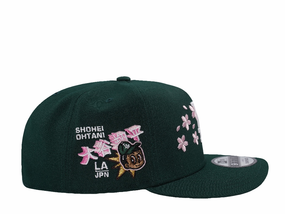 New Era Los Angeles Dodgers Ohtani Sakura Dark Green Edition 9Fifty A Frame Snapback Cap