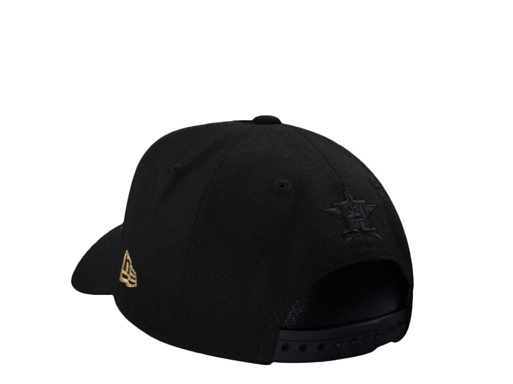 New Era Houston Astros Astrodome Anniversary Gold Drip Prime Edition 9Forty A Frame Snapback Cap