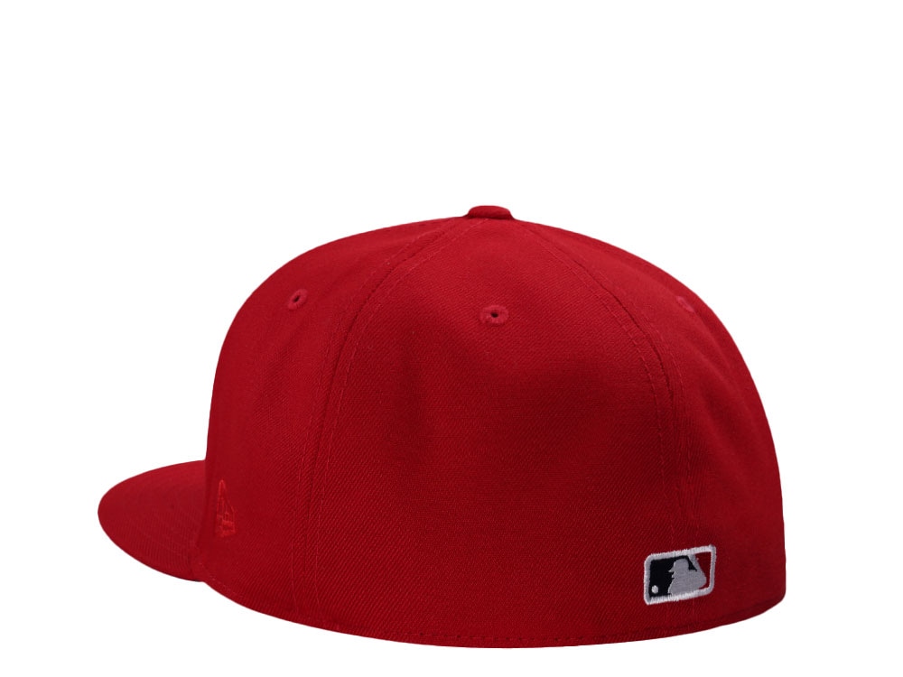 New Era Anaheim Angels All Time Classic Scarlet Edition 59Fifty Fitted Cap