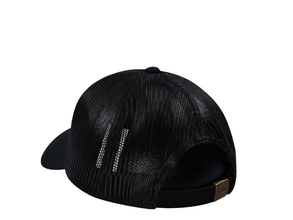 Von Dutch Oval Patch Black Trucker Snapback Cap