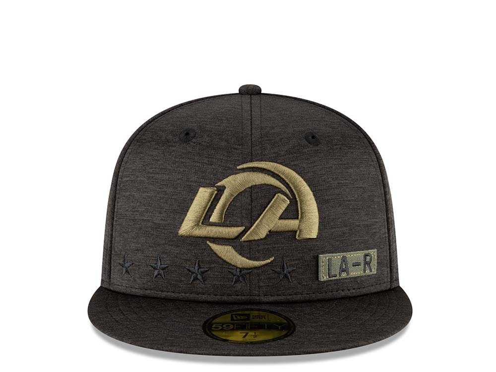 New Era Los Angeles Rams Salute to Service 2020 Fitted 59Fifty Cap