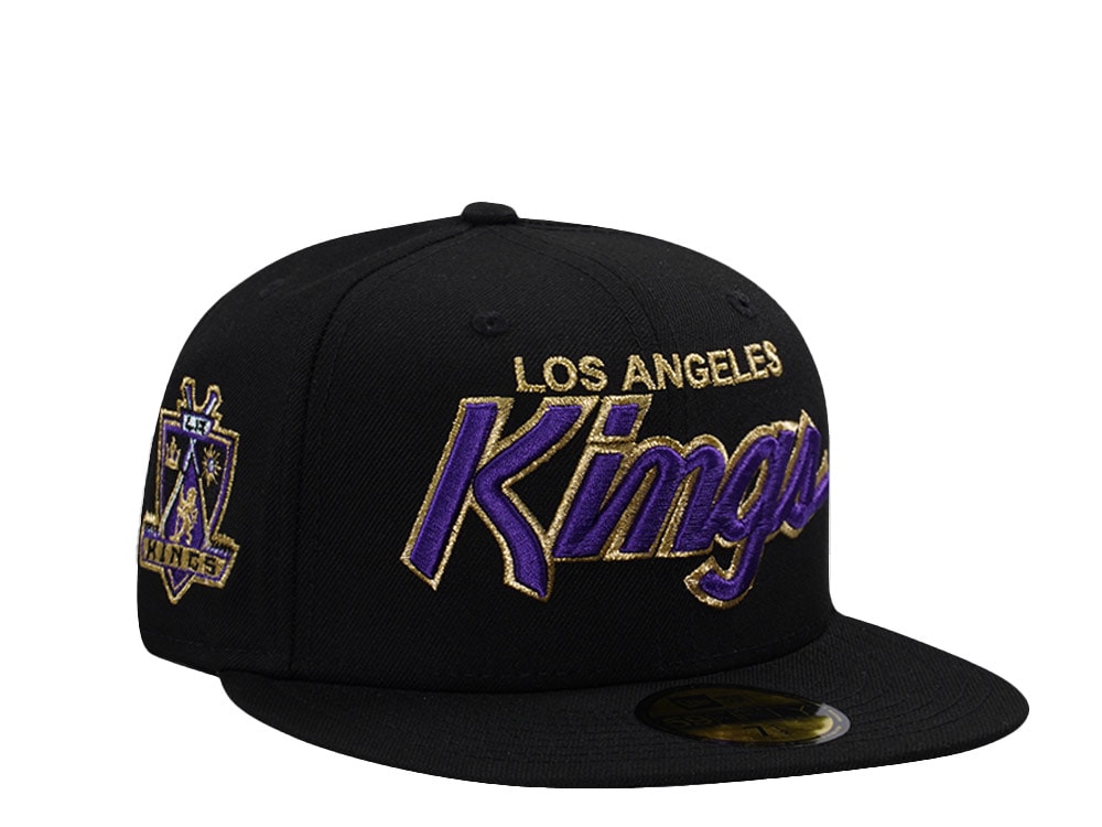 New Era Los Angeles Kings Black Prime Edition 59Fifty Fitted Cap