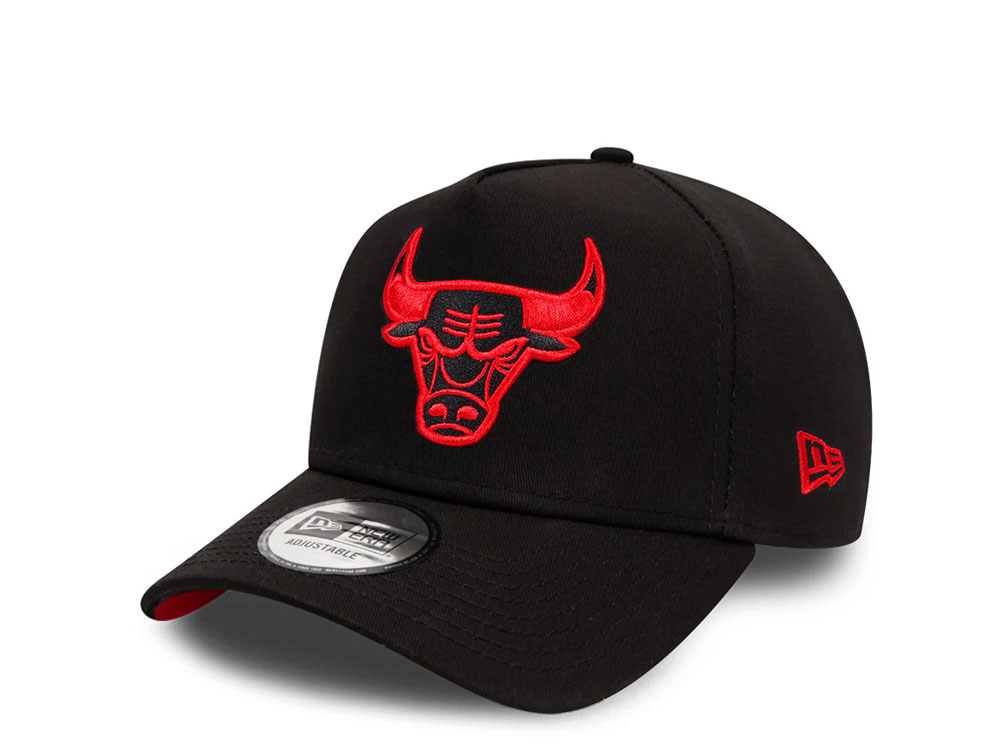 New Era Chicago Bulls Red Pop A Frame Snapback Cap