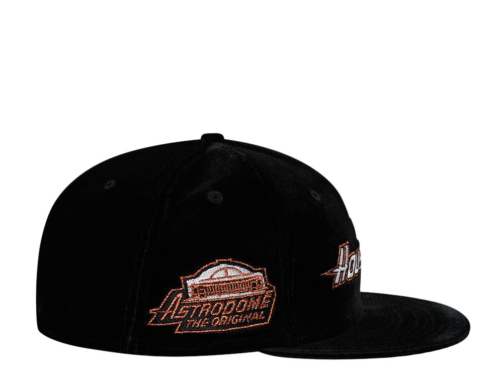 New Era Houston Astros Astrodome Black Velvet Edition 59Fifty Fitted Cap