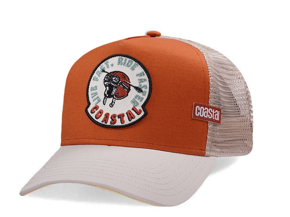 Djinns HFT Ride Faster Rust Coastal Edition Trucker Snapback Cap