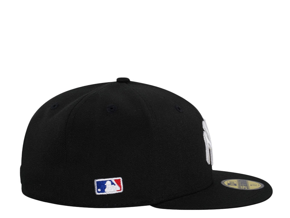 New Era New York Yankees Black Throwback Edition 59Fifty Fitted Cap