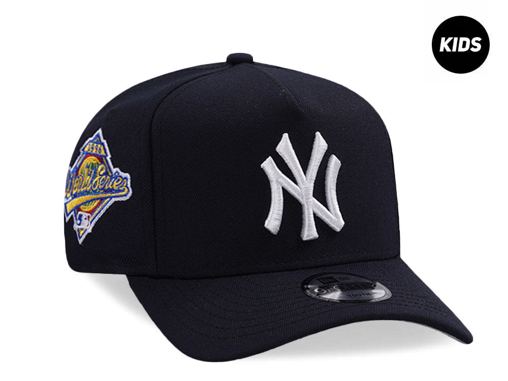 New Era New York Yankees Word Series 1996 Navy Prime Edition Kids 9Forty A Frame Snapback Cap