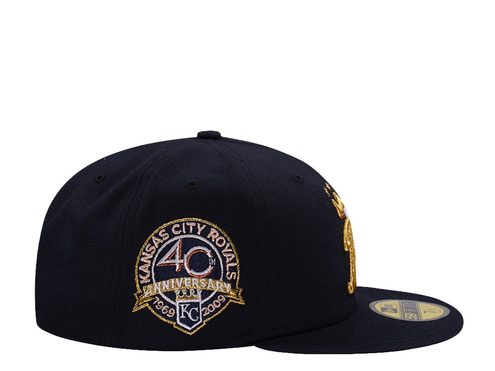 New Era Kansas City Royals 40th Anniversary Navy Prime Edition 59Fifty Fitted Cap