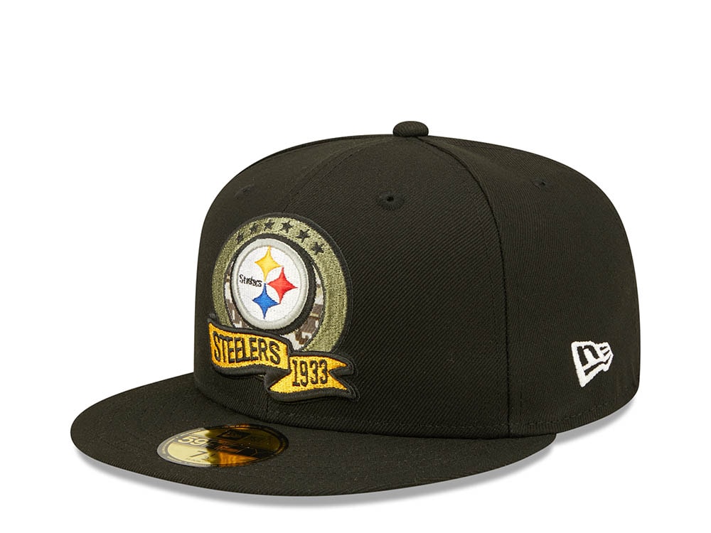 New Era Pittsburgh Steelers Salute to Service 2022 Fitted 59Fifty Cap