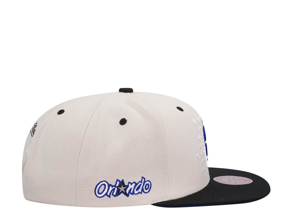 Mitchell & Ness Orlando Magic Sail Off White Two Tone Snapback Cap