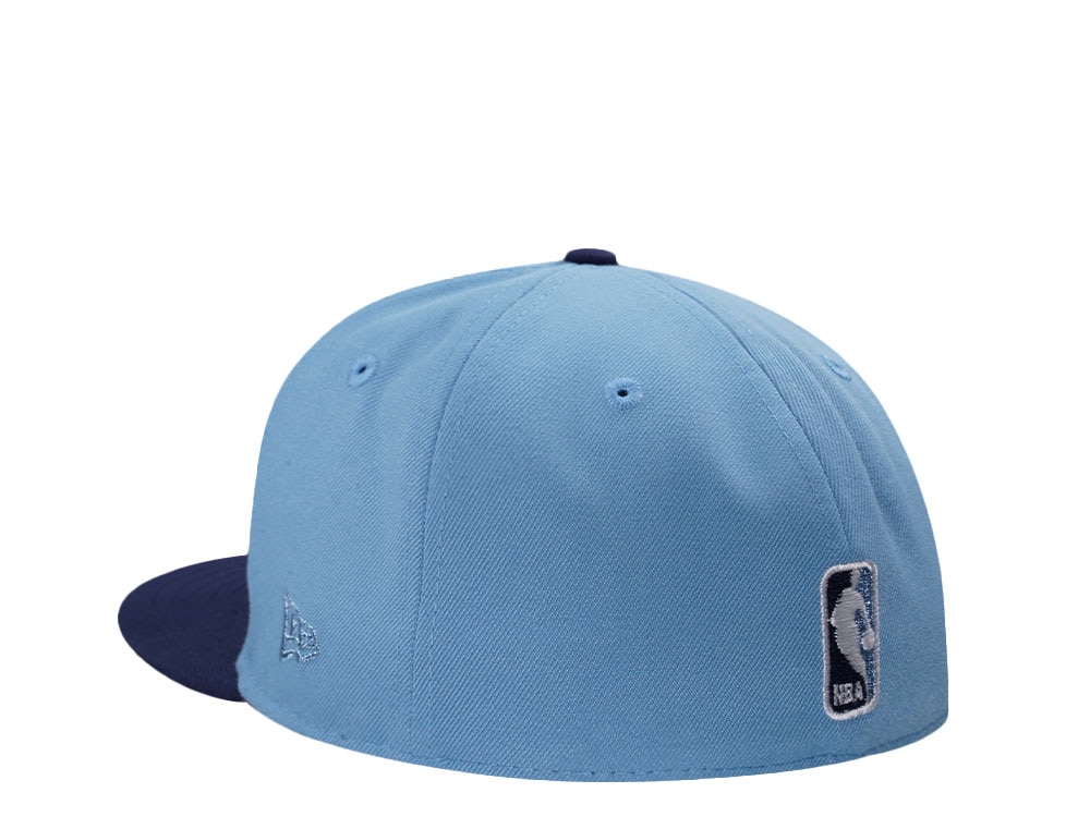 New Era Chicago Bulls 6x NBA Champion Sky Blue Two Tone Edition 59Fifty Fitted Cap
