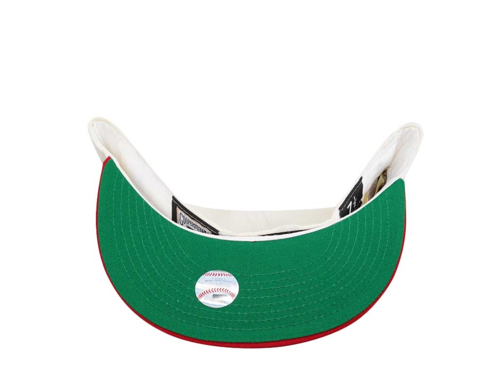 New Era Cleveland Indians 100 Seasons Amercian League Chrome Throwback Two Tone Edition 59Fifty Fitted Cap