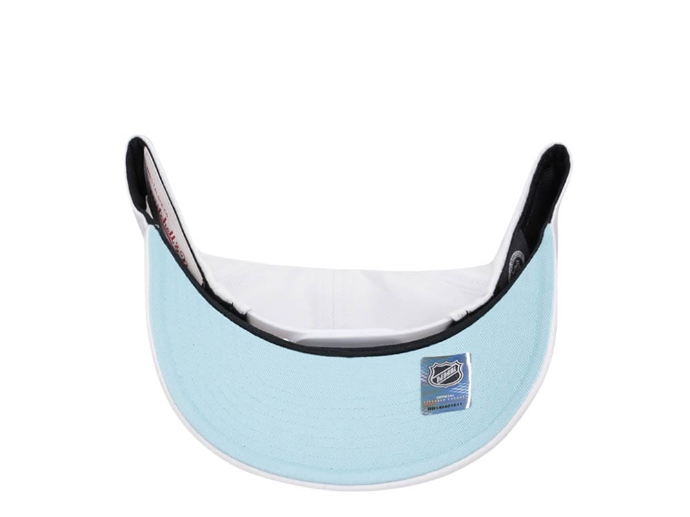 Mitchell & Ness Seattle Kraken All in Pro White Snapback Cap