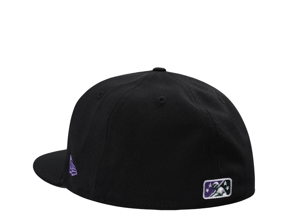 New Era Jamestown Jammers Wool Black Throwback Edition 59Fifty Fitted Cap