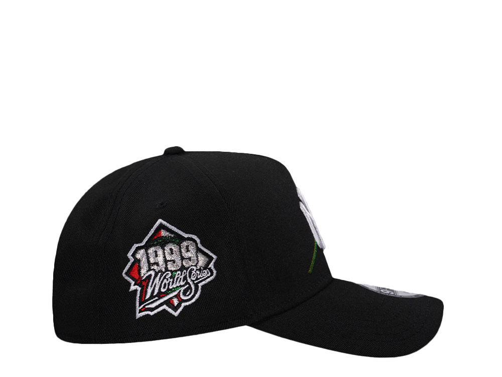 New Era New York Yankees World Series 1999 Black Rose Edition 9Forty A Frame Snapback Cap