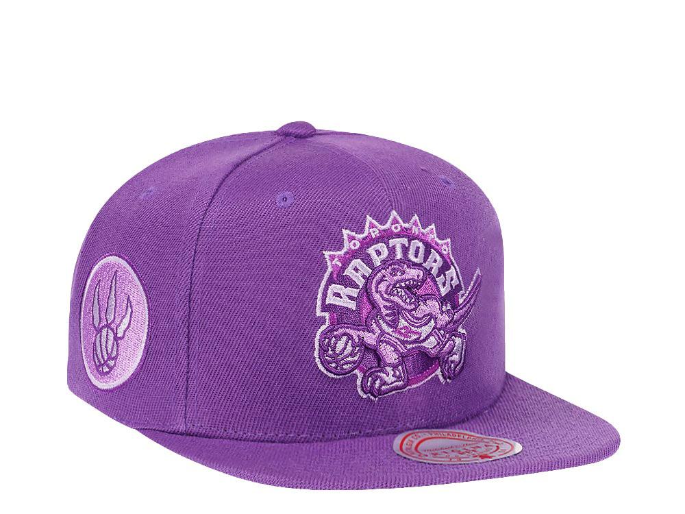 Mitchell & Ness Toronto Raptors Purple Hardwood Classic Snapback Cap