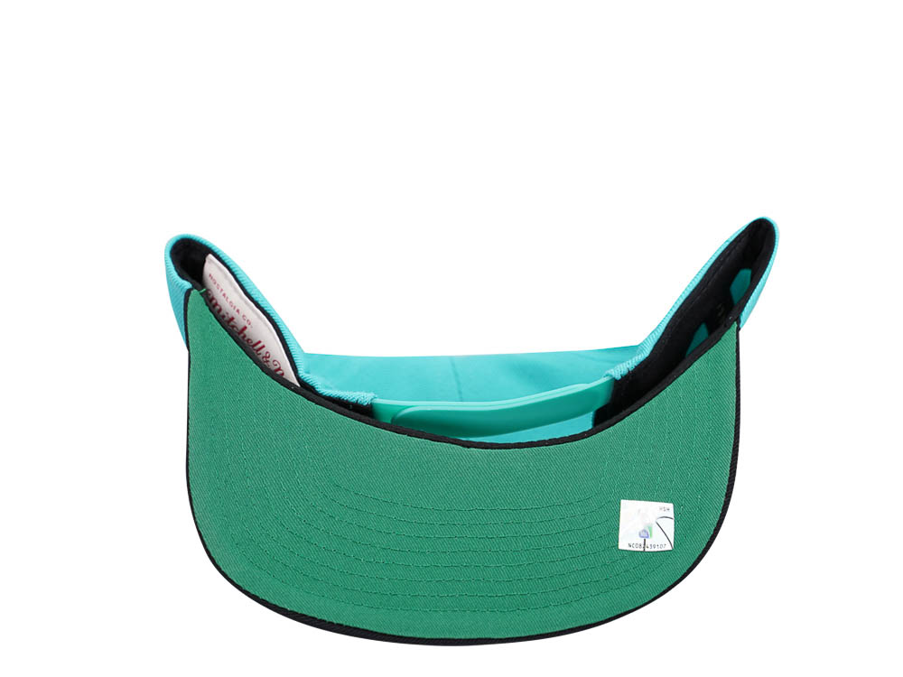 Mitchell & Ness San Antonio Spurs Team Two Tone 2.0 Teal Snapback Cap