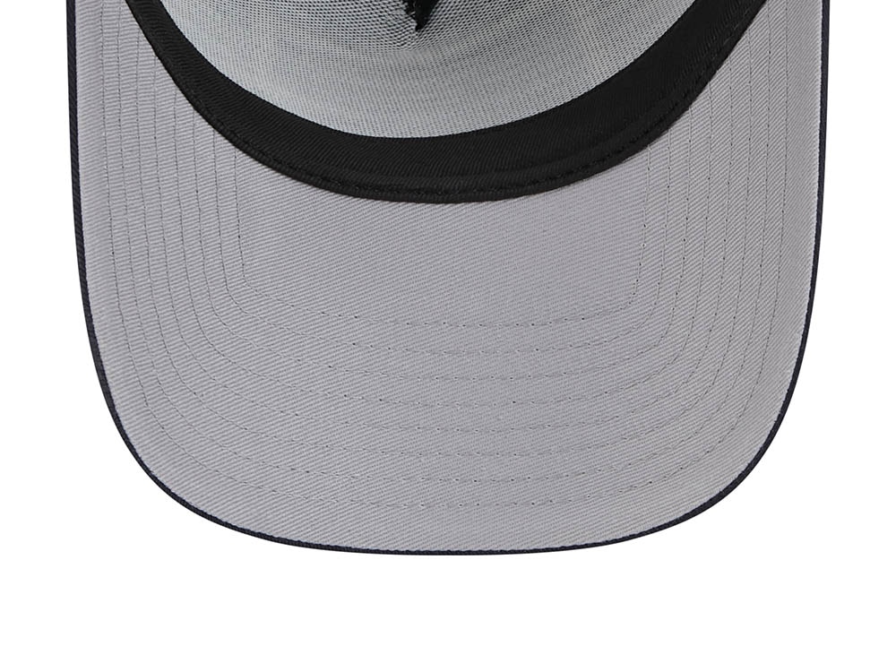 New Era Seattle Mariners M Patch Black 9Forty A Frame Trucker Snapback Cap