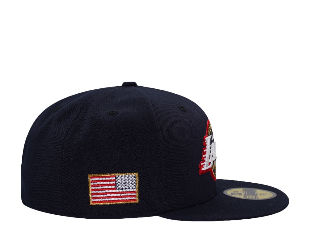 New Era Los Angeles Lakers US Flag Navy Prime Edition 59Fifty Fitted Cap