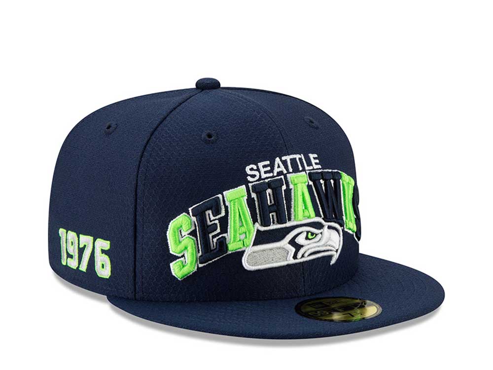 New Era Seattle Seahawks Sideline Cap Home 59Fifty Fitted Cap