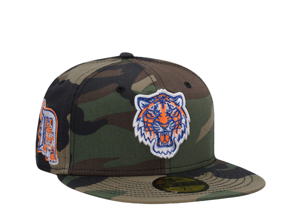 New Era Detroit Tigers Wood Camo Edition 59Fifty Fitted Cap