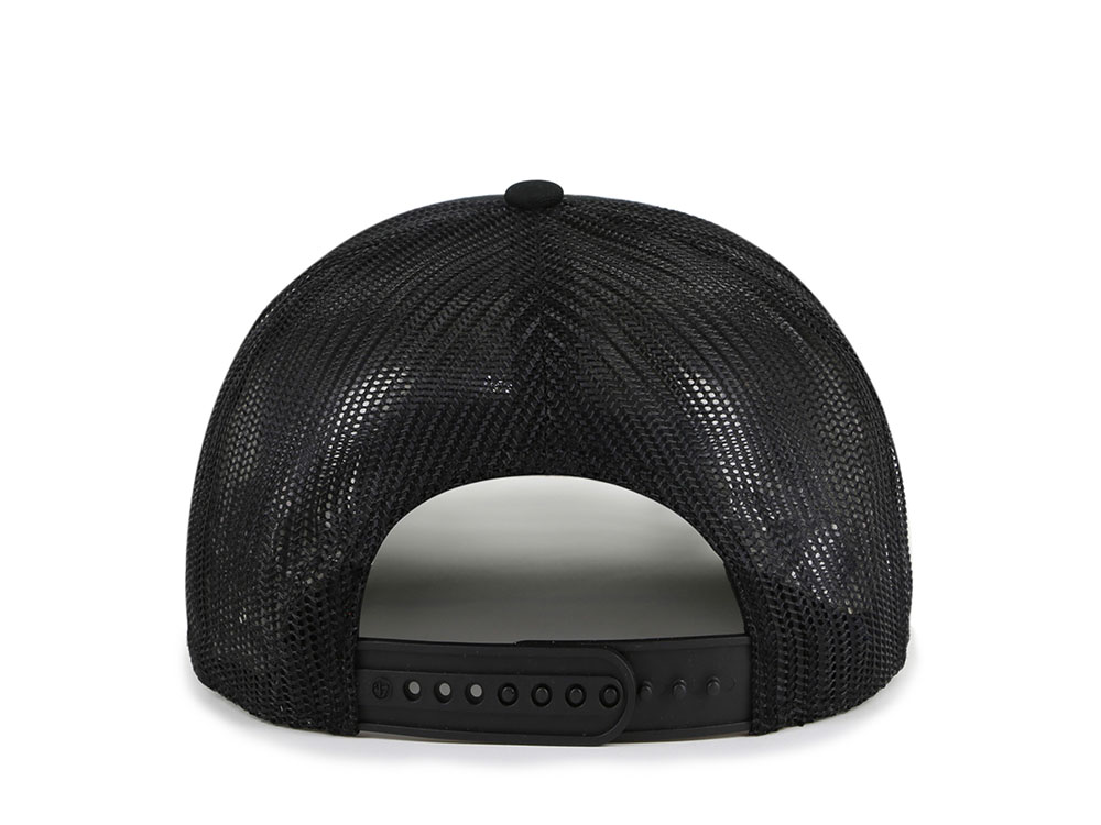 47Brand New York Yankees Black Trucker Hitch Snapback Cap