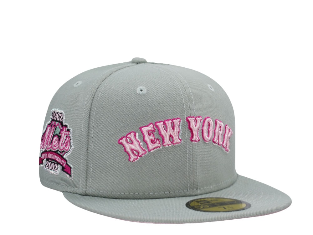 New Era New York Mets 40th Anniversary Everest Pink Prime Edition 59Fifty Fitted Cap