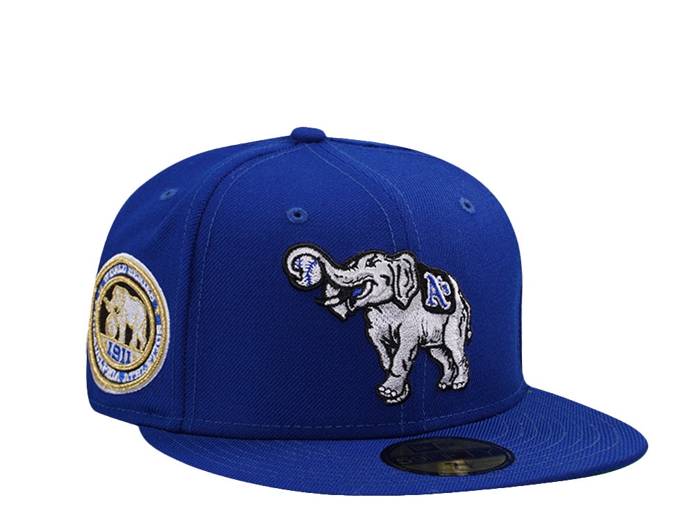 New Era Philadelphia Athletics World Series 2011 Wool Blue Prime Edition 59Fifty Fitted Cap
