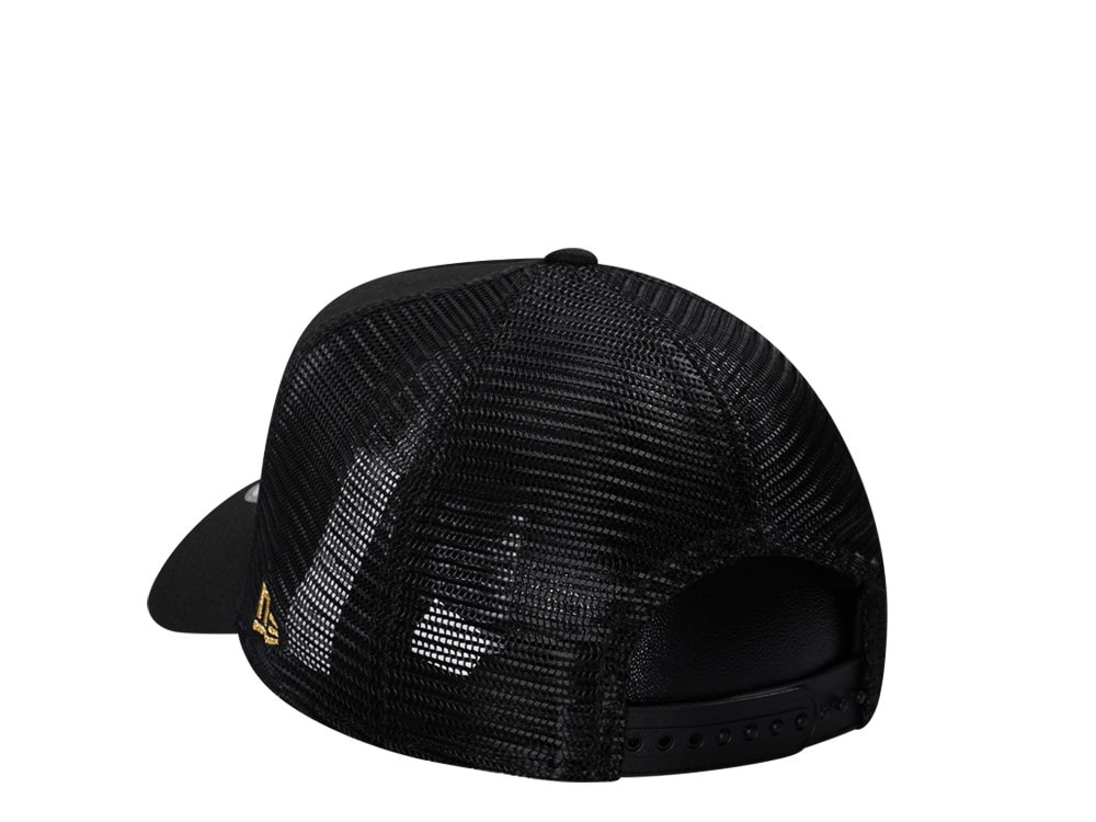 New Era New York Yankees Classic Black Trucker A Frame 9Forty Snapback Cap