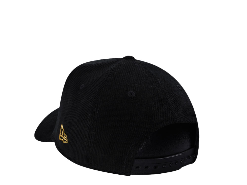New Era Atlanta Braves 150th Anniversary Black Corduroy Edition 9Forty A Frame Snapback Cap