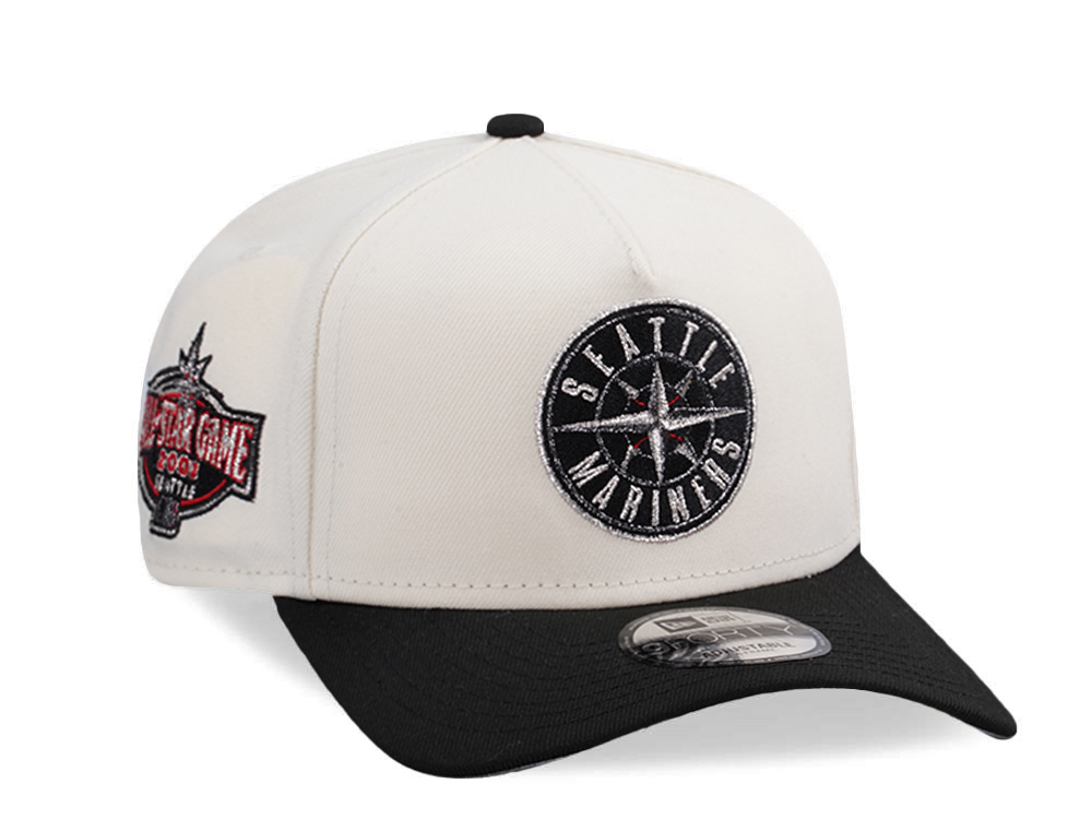New Era Seattle Mariners All Star Game 2001 Chrome Two Tone Edition 9Forty A Frame Snapback Cap