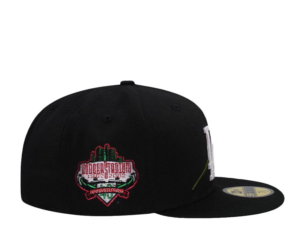 New Era Los Angeles Dodgers 40th Stadium AnniversaryBlack Rose Edition 59Fifty Fitted Cap