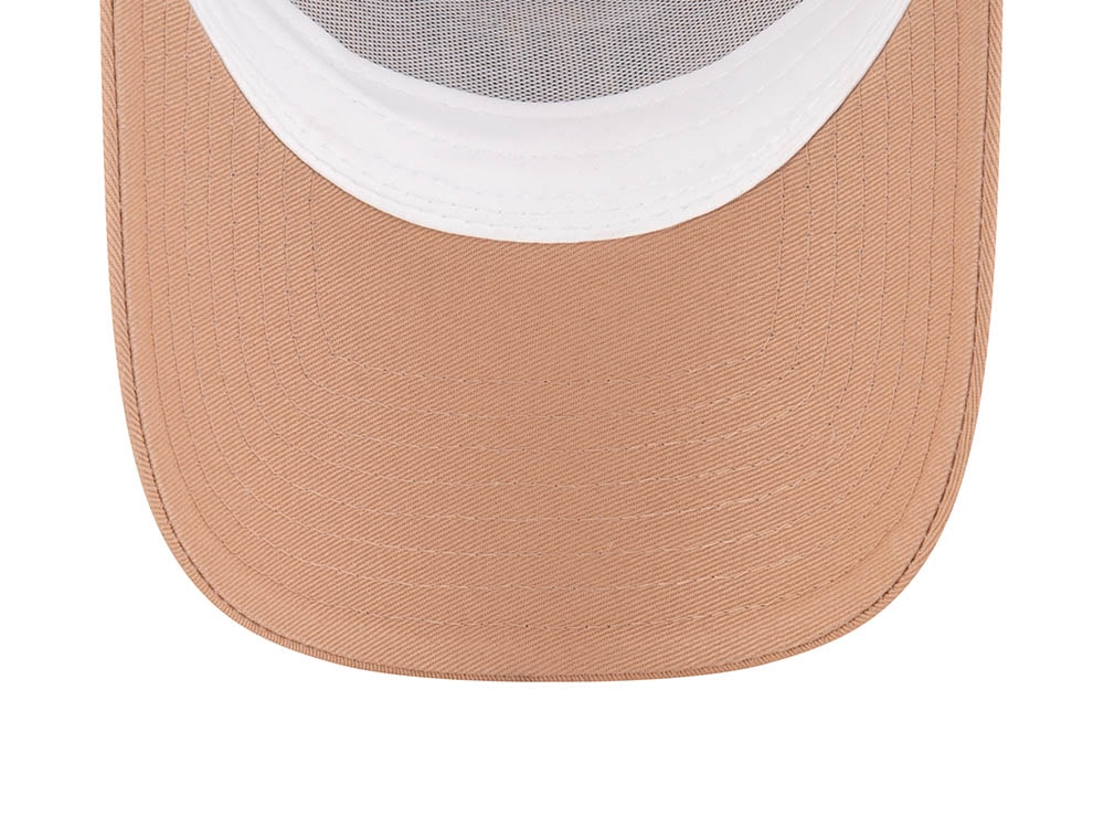 New Era License Plate Beige Trucker A Frame Snapback Cap