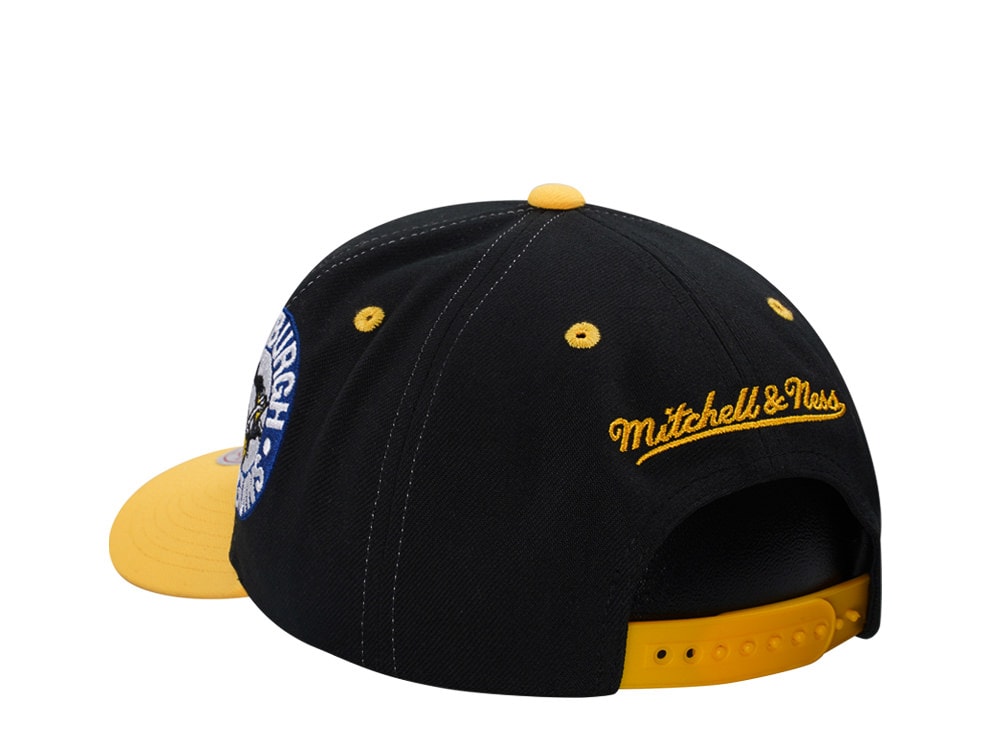 Mitchell & Ness Pittsburgh Penguins Vintage Logo Pro Crown Fit Snapback Cap