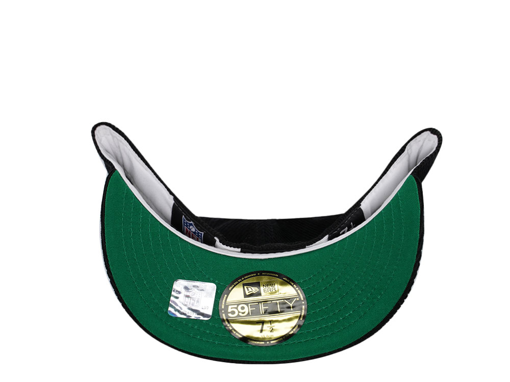 New Era New Orleans Saints Black Cord Throwback Edition 59Fifty Fitted Cap