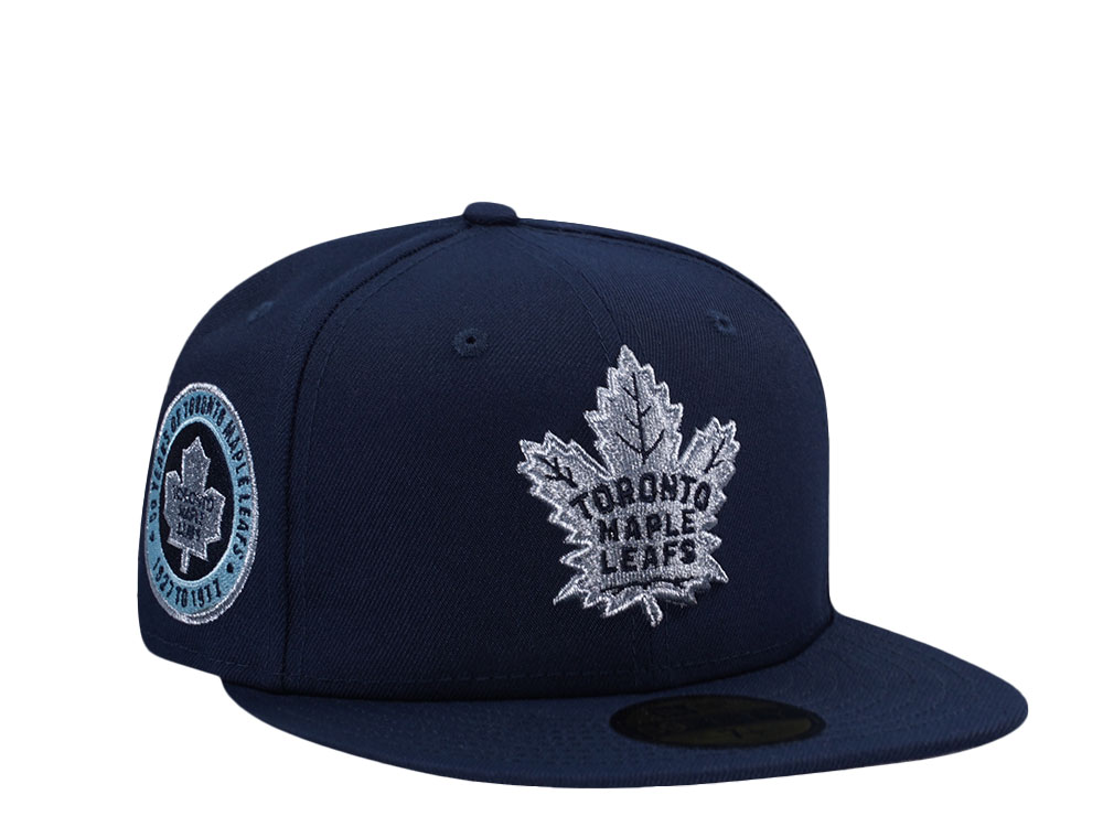 New Era Toronto Maple Leafs 50th Anniversary Ocean Metallic Edition 59Fifty Fitted Cap