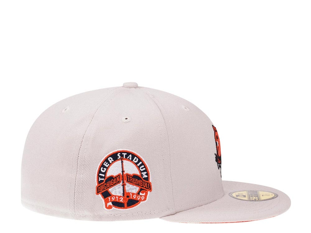 New Era Detroit Tigers Stadium Patch Cream Prime Edition 59Fifty Fitted Cap
