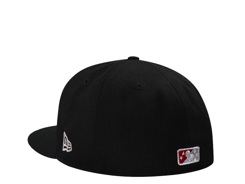 New Era Richmond Flying Squirrels Black Throwback Edition 59Fifty Fitted Cap